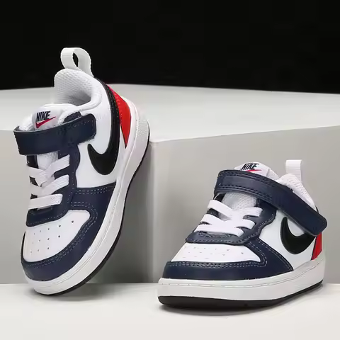 Nike Authentic COURT BOROUGH 2 Children's Low-Top Sports Shoes DO7448-101