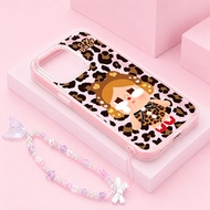 [Su Lu Case] Cry Baby Leopard Case Samsung S26 Plus Galaxy S26 Ultra S22 S23 S25 S24 Fe Ck0624 Clear