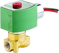 ASCO 8262H002-120/60,110/50 Brass Body Direct Acting General Service Solenoid Valve, 1/8" Pipe Size,