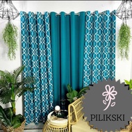 CA55Y - Infinity Teal Sold Per Pc Or 3in1 Set Ring Curtain ( 5ft - 152cm To 7ft - 213cm )