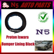 Proton Iswara Bumper Lining Black