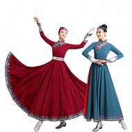 Mongolian Ethnic Costume - Modern Dance Wear
