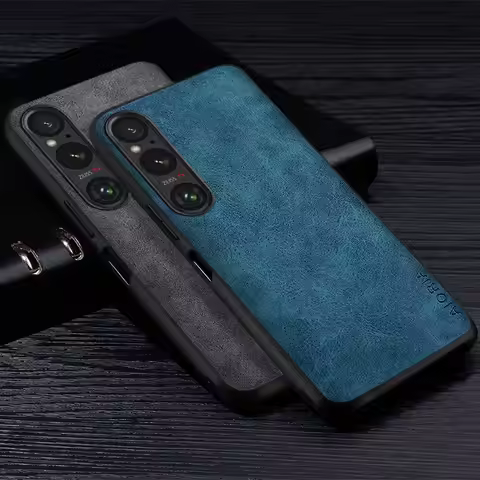 Premium PU Leather Phone Case for Sony Xperia 1 10 5 III IV V II Pro-I ACE 2 III XZ3 XZ4 Case Vintag