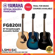 Yamaha FG820 II Dreadnought Acoustic Guitar 41 inch Solid Top Spruce Guitar ( FG 820 ) Yamaha Gitar Akustik