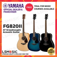 Yamaha FG820 II Dreadnought Acoustic Guitar 41 inch Solid Top Spruce Guitar ( FG 820 ) Yamaha Gitar 