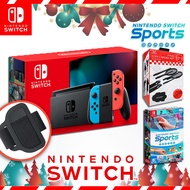 【Nintendo 任天堂】【甩肉還債組】Switch 主機/紅藍-電力加強版(日本公司貨)+Switch運動+全配套件【贈:2好禮+一年保固】