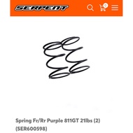 Serpent Spring FR/RR Purple 811 GT 21Lbs (2) (600598)