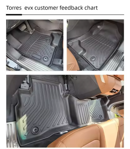 TPE Floor Mats For 2023-2025 KGM SsangYong Torres EVX LHD | Custom Fit Waterproof Anti-Slip Car Acce