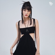 95lady • Berry-001 ชุดเกาะอก พร้อมกระโปรงผูกคอ