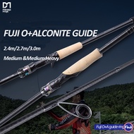 FISHINGFANS Rancy2.0 M MH Power 8ft 9ft 10ft Long Casting FUJI O Alconite Tip 15-50 Lure Weight Sea 