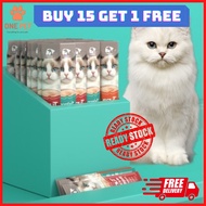 【BUY 15 GET 1 FREE 】PEIEN Healthy Cat Stick/Cat Snack/Cat Treats/Cat Wet Food Makanan Kucing HALAL 猫