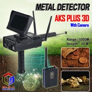 AKS PLUS PROFESSIONAL METAL DETECTOR Dalam Long Range detektor logam emas perak tembaga