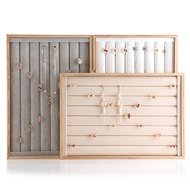 Bamboo Wood Jewelry Tray Ring Tray Earrings Display Tray Storage Box Jewelry Rack Jewelry Display Di