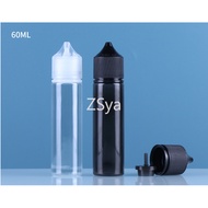 V3 - 60ml Botol Kosong Empty Plastic Dropper Bottle suitable for DIY liquid oil flavor squeezable empty bottle