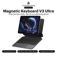 [Magnetic Keyboard V3 Ultra] AstroMazing Magnetic Pro Keyboard Keyboard Leather Case without Latency