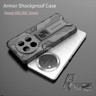 Casing For Honor X9C Smart 5G 2024 Phone Case TPU Soft Rubber Bracket Cover For HonorX9C X9CSmart Ho