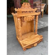 Wooden roof altar, pagoda roof altar, vip altar, god of wealth altar, 68cm wide,