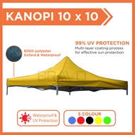 Bravo [Kain Canvas Only] Canopy Kanopi 3x3m Canopy Canvas Khemah Niaga 10x10 Khemah Pasar Malam Khemah Pasar Tani