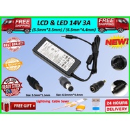 Samsung 14V 3A (5.5mm x 2.5mm)(6.5mm*4.4mm) For S24A350 S24A350B S24A350H S24B240 S24B350 Lcd & Led 