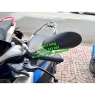 360 Degree Rotating Rearview Mirror/Rubber Mirror [BEAUTIFUL PRODUCT] for Motorcycles - 360 Rotating