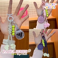 GANTUNGAN Padel Bag Charm by Carenneeds | Padel Bag Hanger | Padel Racket Keychain