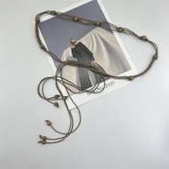 Thắt Lưng Nữ Y2K Trang Trí Váy Bohemian Dân Tộc Dệt Thắt Lưng Mùa Hè Phụ Kiện Quần Áo Phụ Nữ Thắt Lư