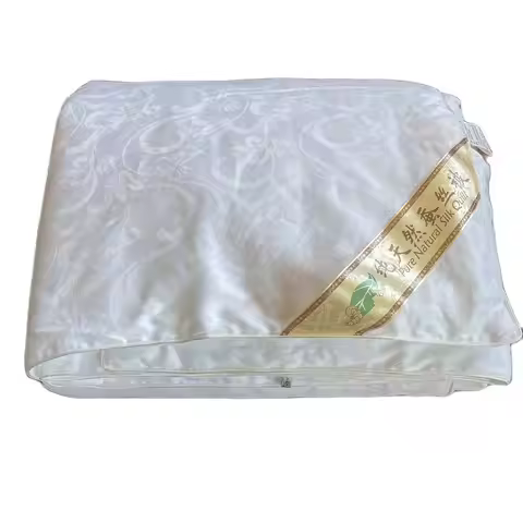 All Season Authentic Mulberry Silk Quilt 100% Silk Filling Comforter Lightweight Silk Duvet