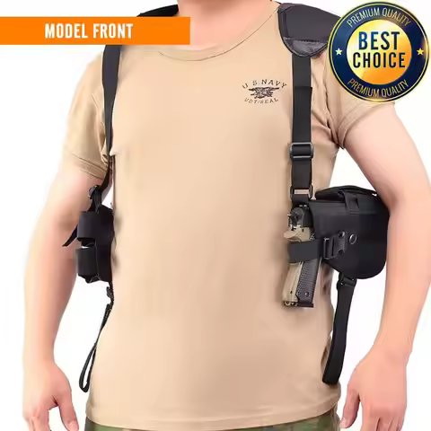 Tactical Gun Holster Underarm Hidden Shoulder Universal Left Right Hand Pistol Holster for Glock 17/