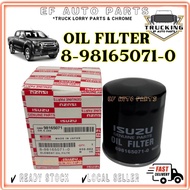 ISUZU D-MAX 2.5 RT50 2013-2018 OIL FILTER 8-98165071-0 HIGH QUALITY ENGINE PARTS