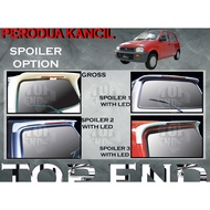 PERODUA KANCIL 660/850 SPOILER CENTER SPOILER FOR KANCIL LAMPU PETAH MIRA L5 CROSS OE STYLE FIBER OL