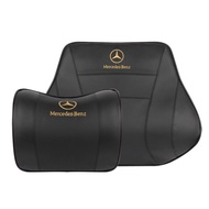 2025Mercedes-Benz S300L E250 E350 C200 GLA SLK Car headrest leather neck pillow car interior pillow 
