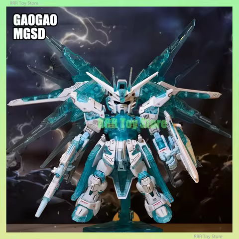 In Stock GAOGAO MGSD Freedom Customized Action Figures Clear Blue Color Plastic Model Kit SEED Assem
