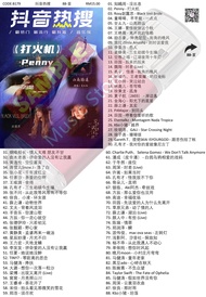 Pendrive USB Mp3 抖音热搜 歌曲 Flash Drive Song Music B179
