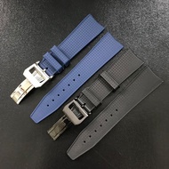 2023 New☆☆ Natural silicone rubber strap is suitable for IWC watches with marine timepiece Portuguese series male 22mm blue black