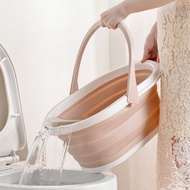 多功能折叠式儲水桶 折疊水桶 拖把桶 便攜式旅行水桶 洗車水桶 釣魚桶 儲水桶 拖鞋桶