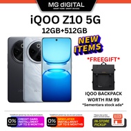 [BARU] iQOO Z10 5G (12G RAM 512GB ROM) Mega 7300mAh Battery l 90W FlashCharge | Official Warranty