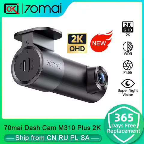 70mai Dash Cam M310 Plus 2K 24H Parking Mode Super Night Vision Support Buffered Emergency Recording