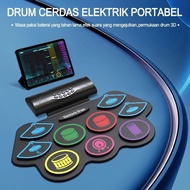 Electronic Drum Portable Electric Drum Pad Digital Drum Electronic Bluetooth Drum