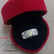 cincin lelaki permata kuning silver 925, cincin lelaki perak 925 batu kuning, silver 925 men ring ye