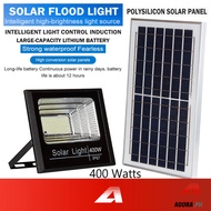 AP Waterproof High Power  Solar Flood Light - 300W 400W or 500 WATTS
