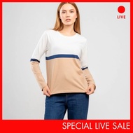 [CLEARANCE] Special Live C2 Khaki T-Shirt Wanita