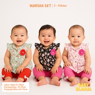 Marsha Baby Girl Clothes 2-8 Months Set