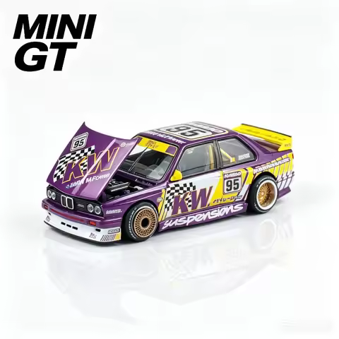 MINI GT 1:64 KAIDO 1:64 House BMW M3 E30 Works EF Car Model R33 R34 Alloy Car Model, Adult Collectib