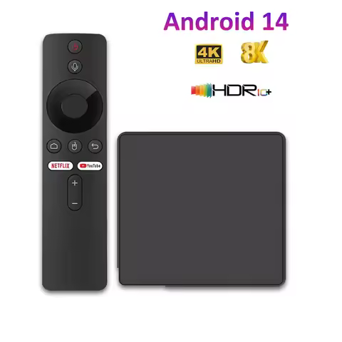 Android 14 TV Box Smart TV Box Support 8K Video Media Player Set Top Box 2GB 16GB Voice Assistant An
