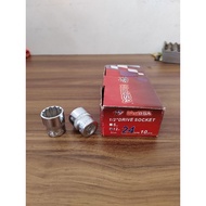 MATA Socket Bit 24mm 12PT 1/2" Socket Bit 24 mm 12 PT 1/2 DR Shock Hand Socket Wrench
