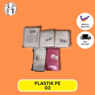 PLASTIC PE / PLASTIK TAHAN BEKU / PLASTIK AIR TEBU -300G+- 3X12 3.5X12 4X12 4.5X12