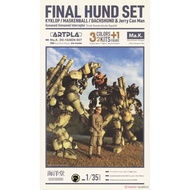 [Little Figure Painting Gallery] * Ready Stock * Ocean Hall 1/35 ARTPLA Ma.K Final Hund Set & German