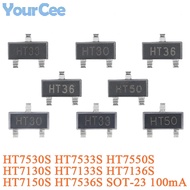 20PCS HT7550S HT7533S HT7530S HT50 HT33 HT30 SOT-23 Low Dropout Linear Regulator LDO HT7130S HT7133S