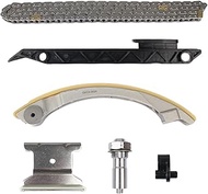 KUSATEC 94201S Engine Timing Chain Kit w/Chain Tensioner Guide Rail fit Chevy Buick Pontiac; GMC Ter