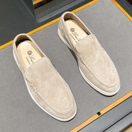 kasut loafer lelaki kasut loafer lelaki star LP loafer lelaki 2025 gaya baru kasual rata satu kaki m